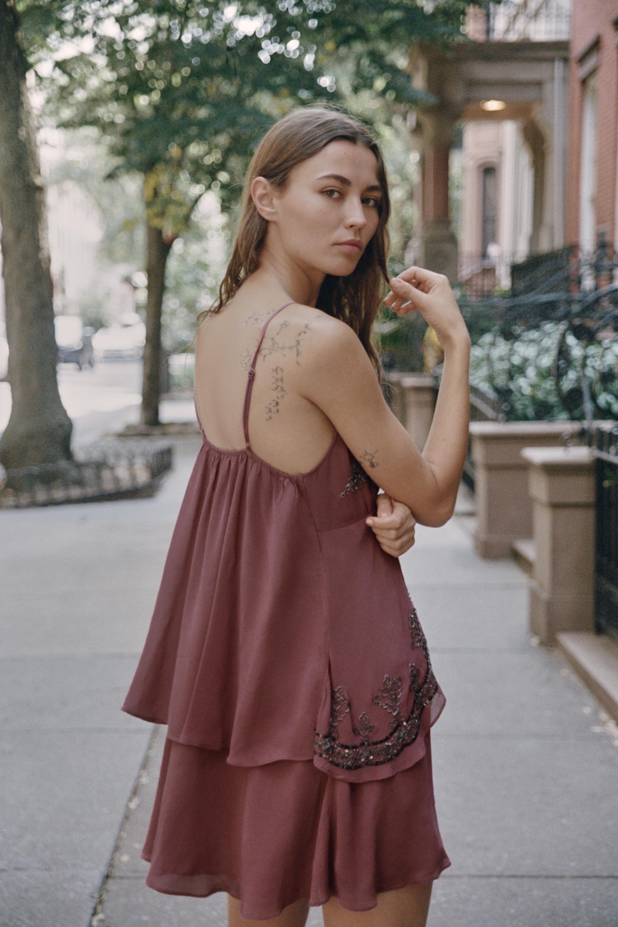 SHORT SEQUIN DRESS